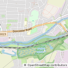Map of Barnsley, South Yorkshire