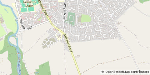 Map of Limavady, CO. Derry