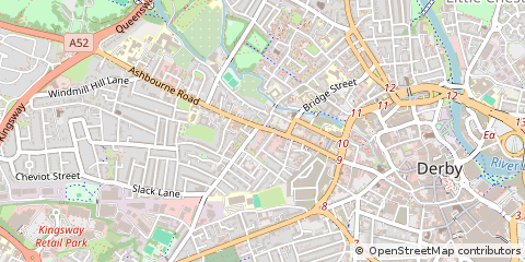 Map of Derby