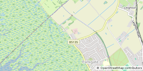 Map of Parkgate, Cheshire