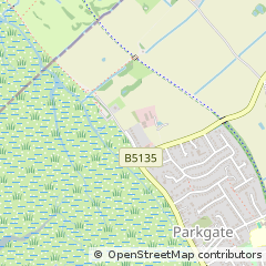 Map of Parkgate, Cheshire