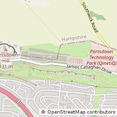 Map of Portsdown Technology Park, Southwick Road, Portsmouth