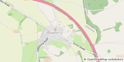 Map of Marlborough, Wiltshire