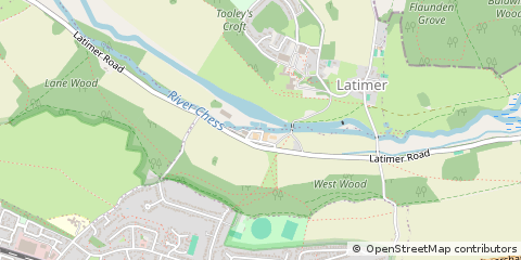 Map of Latimer, Bucks