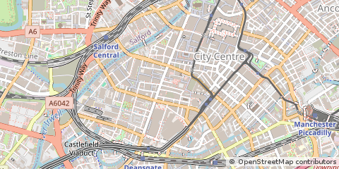Map of Manchester