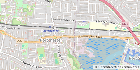 Map of Fareham, Hampshire