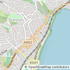 Map of Devon, Paignton