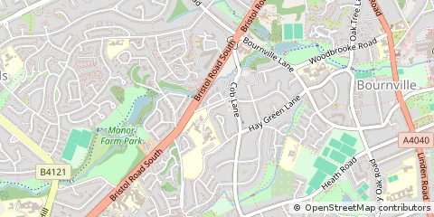 Map of Birmingham, West Midlands