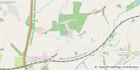 Map of Shaftesbury