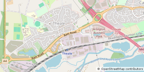Map of Reading, Berkshire
