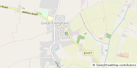 Map of GT Ellingham, NR Attleborough Norfolk