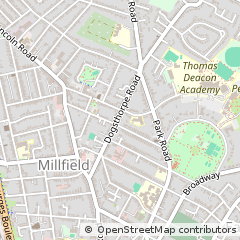Map of Peterborough, Cambridgeshire