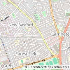 Map of Nottingham