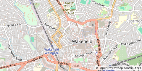 Map of Wakefield