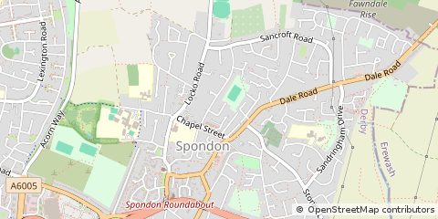 Map of Derby, Derbyshire