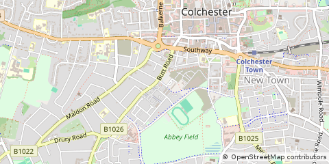 Map of Colchester, Essex