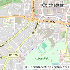 Map of Colchester, Essex