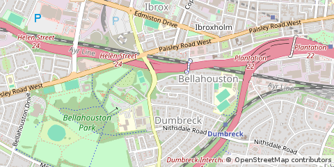 Map of Glasgow