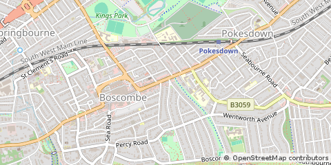 Map of Bournemouth