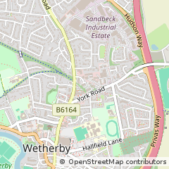 Map of Wetherby, West Yorkshire