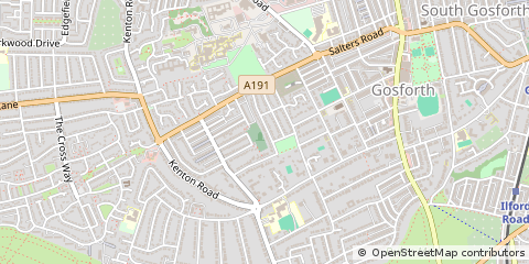 Map of Newcastle Upon Tyne