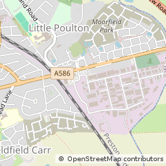 Map of Poulton-LE-Fylde
