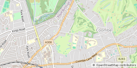 Map of Surrey