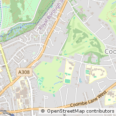 Map of Surrey