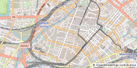 Map of Manchester