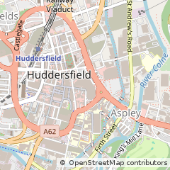 Map of Huddersfield
