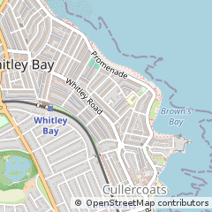 Map of Whitley BAY
