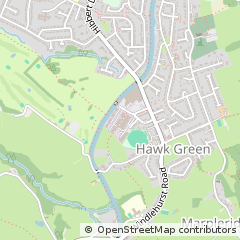 Map of Stockport, Cheshire