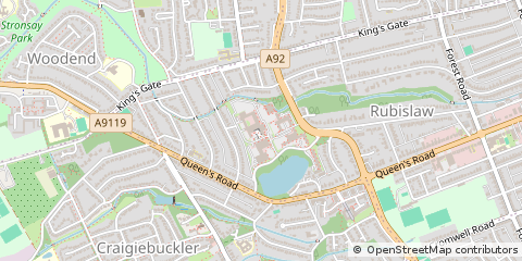 Map of Aberdeen