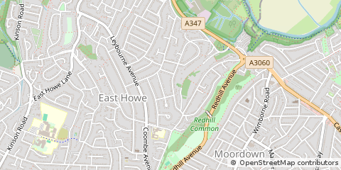 Map of Bournemouth