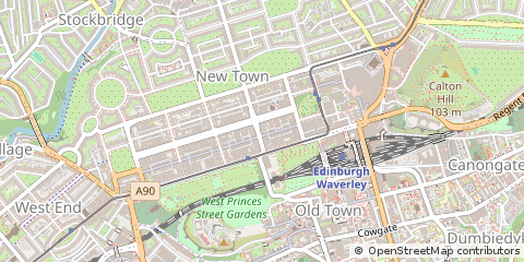 Map of Edinburgh