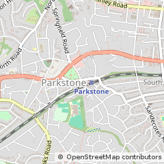 Map of Poole, Dorset