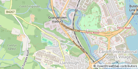 Map of Cardiff