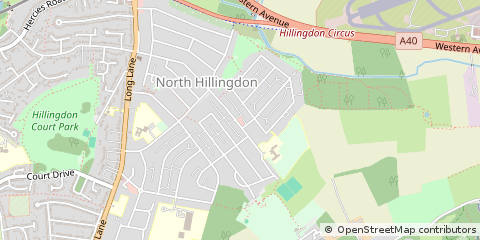 Map of Uxbridge