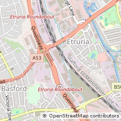 Map of Stoke-on-Trent