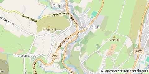 Map of Oldham