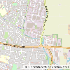 Map of ST. Ives, Cambridgeshire