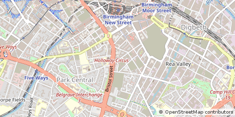 Map of Birmingham