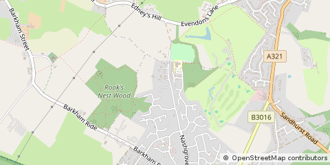 Map of Wokingham