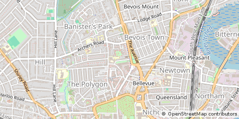 Map of Southampton