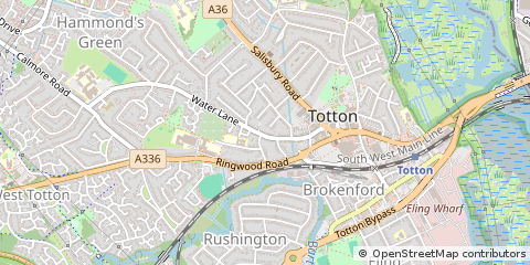 Map of Southampton
