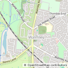 Map of Sutton Coldfield