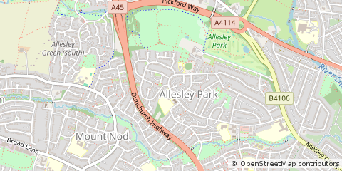 Map of Coventry