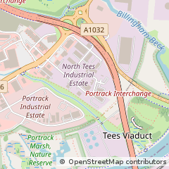 Map of Stockton-on-Tees