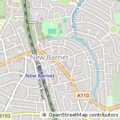 Map of NEW Barnet, Hertfordshire
