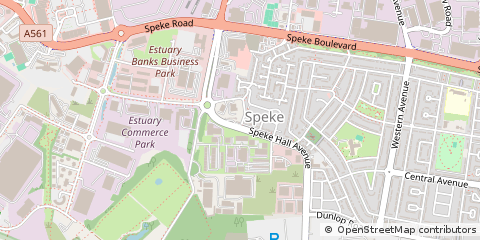 Map of Liverpool, Merseyside